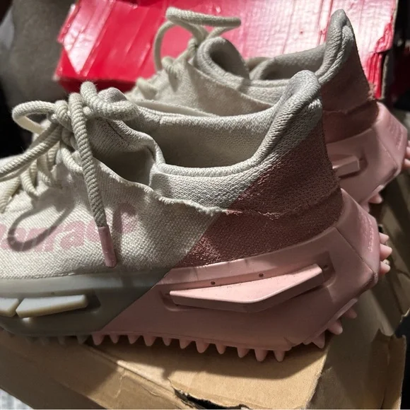 Adidas NMD S1 MAHBS Sneakers - Pink and Tan - Picture 3 of 6